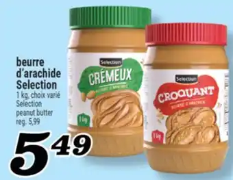 Marché Richelieu BEURRE D'ARACHIDE SELECTION |SELECTION PEANUT BUTTER offer