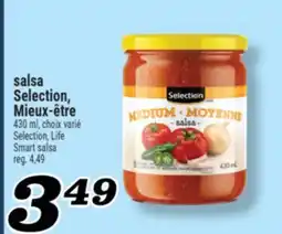 Marché Richelieu SALSA SELECTION, MIEUX‑ÊTRE | SELECTION, LIFE SMART SALSA offer