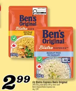 Marché Richelieu RIZ BISTRO EXPRESS BEN'S ORIGINAL | BEN'S ORIGINAL BISTRO EXPRESS RICE offer