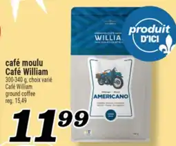 Marché Richelieu CAFÉ MOULU CAFÉWILLIAM | CAFÉ WILLIAM GROUND COFFEE offer