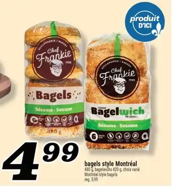 Marché Richelieu BAGELS STYLE MONTRÉAL | MONTRÉAL STYLE BAGELS offer