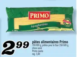 Marché Richelieu PÂTES ALIMENTAIRES PRIMO | PRIMO PASTA offer