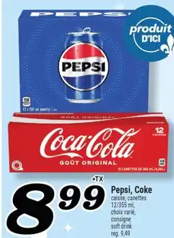 Marché Richelieu PEPSI, COKE | SOFT DRINK offer