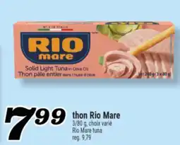Marché Richelieu THON RIO MARE | RIO MARE TUNA offer