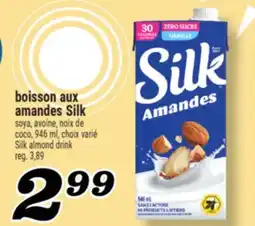 Marché Richelieu BOISSON AUX AMANDES SILK | SILK ALMOND DRINK offer