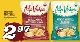Marché Richelieu CROUSTILLES MISS VICKIE'S | MISS VICKIE'S POTATO CHIPS offer