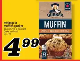 Marché Richelieu MÉLANGE À MUFFINS QUAKER | QUAKER MUFFIN MIX offer