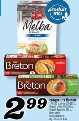 Marché Richelieu CRAQUELINS BRETON | BRETON CRACKERS offer