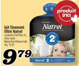 Marché Richelieu LAIT FINEMENT FILTRÉ NATREL | NATREL FINE‑FILTERED MILK offer