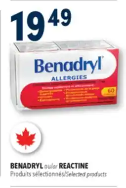 Familiprix Benadryl Allergy caplets 60un offer