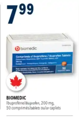 Familiprix Biomedic ibuprofen 200mg tablets 50un offer
