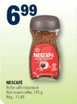 Familiprix NESCAFÉ Rich instant coffee, 170g offer