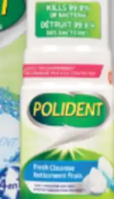 Familiprix POLIDENT Selected denture cleaners offer