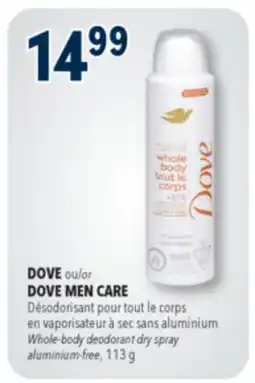 Familiprix DOVE or DOVE MEN CARE, Selected hair products offer