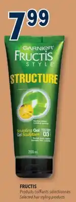 Familiprix Garnier Fructis Style Structure sculpting gel with bamboo extract extra strong hold offer