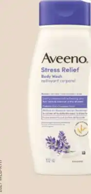 Familiprix Aveeno stress relief body wash offer