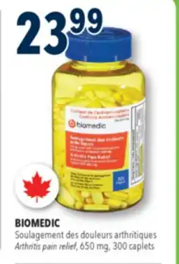 Familiprix Biomedic arthritis pain relief caplets 300un offer