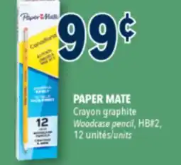 Familiprix PAPER MATE, Crayon graphite/Woodcase pencil, HB#2, 12 units offer