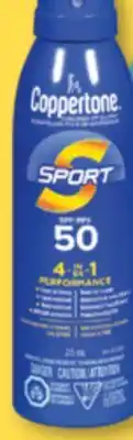 Familiprix Coppertone Sport SPF50 Sunscreen Spray offer