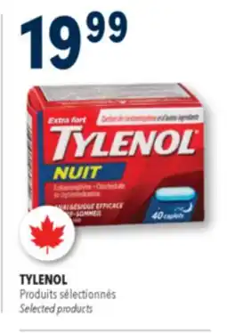Familiprix TYLENOL, Selected products offer