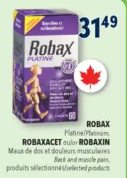 Familiprix Robax Platinum back & muscle pain ibuprofen and methocarbamol caplets 60un offer