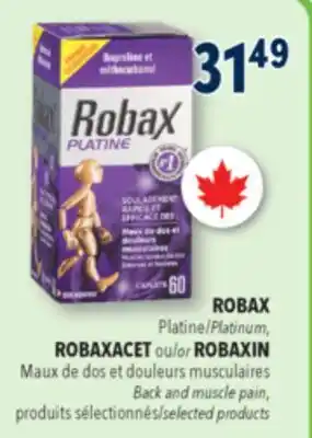 Familiprix Robax Platinum back & muscle pain ibuprofen and methocarbamol caplets 60un offer
