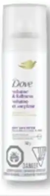 Familiprix Dove Refresh+care dry shampoo volume 142g offer