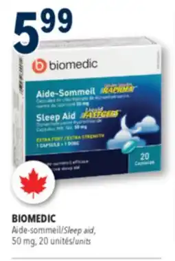 Familiprix BIOMEDIC, Sleep aid, 50 mg, 20 units offer