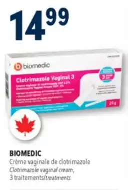 Familiprix Biomedic antifungal vaginal cream offer