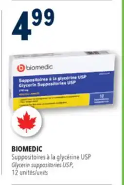 Familiprix Biomedic adults glycerin suppositories 2100mg 12un offer
