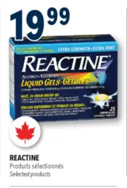 Familiprix Reactine extra strength allergy liquid gels 25un offer