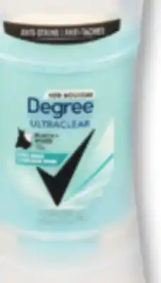 Familiprix Degree Motionsense ultraclear pure rain anti-perspirant offer
