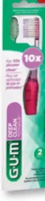 Familiprix GUM Deep Clean Technique soft toothbrush 2un offer