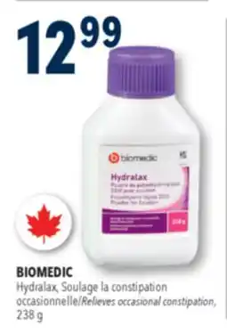 Familiprix Biomedic powder relieves occasional constipation offer