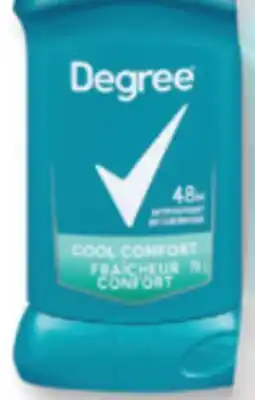 Familiprix Degree Men cool comfort anti-perspirant offer