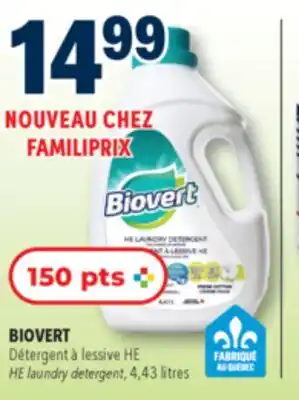 Familiprix Biovert He Laundry Detergent - Fresh Cotton offer