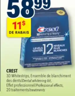 Familiprix CREST,Dental whitening kit, Professional effects, 20 treatments offer