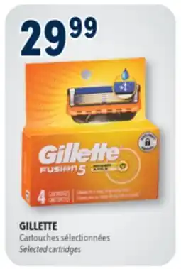 Familiprix GILLETTE Selected cartridges offer