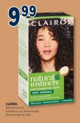 Familiprix Clairol Natural Instincts demi-permanent hair dye #4 Dark Brown offer