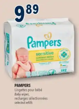 Familiprix PAMPERS Baby wipes, recharges sélectionnées offer