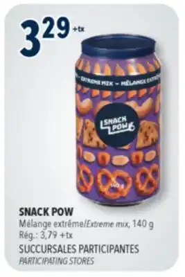 Familiprix Snack Pow extreme mix offer