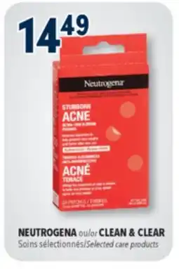 Familiprix NEUTROGENA or CLEAN & CLEAR, Selected care products offer