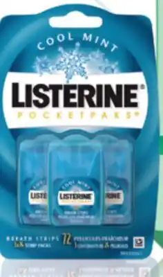 Familiprix LISTERINE Selected buccal products offer