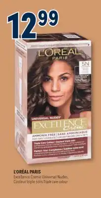 Familiprix L'Oréal Paris Excellence Creme Universal Nudes triple care permanent hair dye #5N Natural Brown offer
