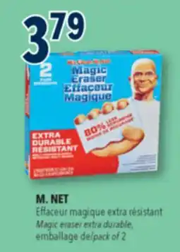Familiprix M. NET Magic eraser extra durable, pack of 2 offer