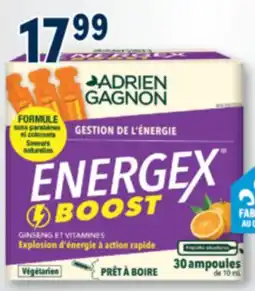 Familiprix Adrien Gagnon Energy management energex boost orange ampoules offer