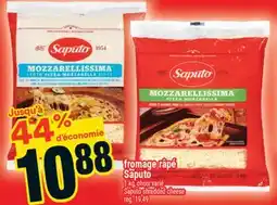 Super C fromage râpé Saputo | Saputo shredded cheese offer