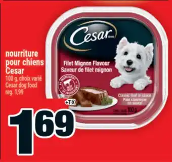 Super C nourriture pour chiens Cesar | Cesar dog food offer