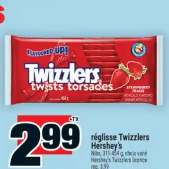 Super C réglisse Twizzlers Hershey's | Hershey's Twizzlers licorice offer