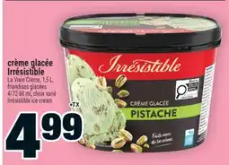 Super C crème glacée Irrésistible | Irrésistible ice cream offer